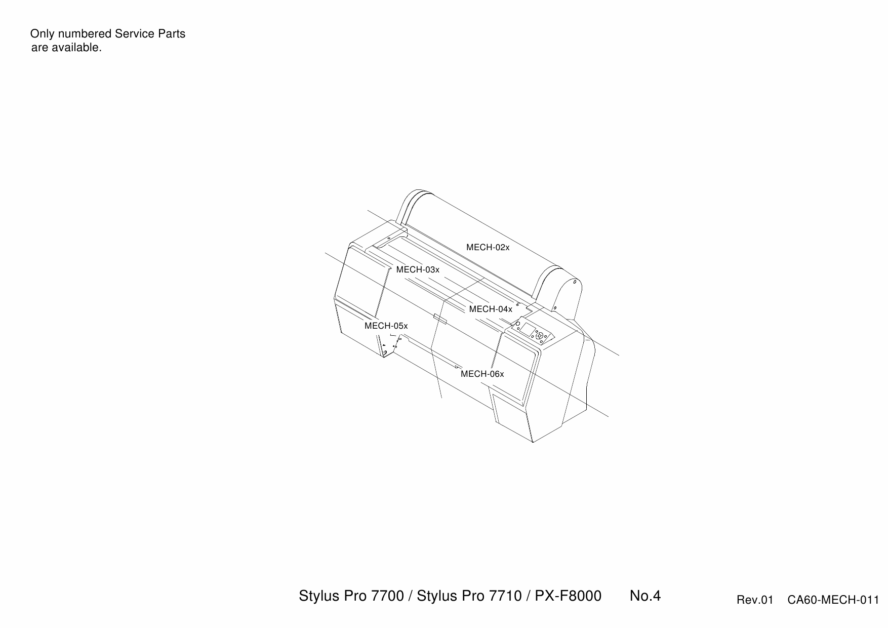 EPSON StylusPro 7700 7710 Parts Manual-5